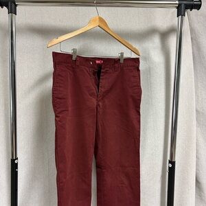 Supreme Red Chinos Classic Fit
